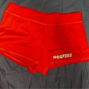Hooters Official Uniform Orange Booty Shorts Women’s Size Medium Authentic